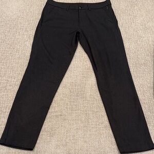lululemon athletica Men's Black Slim Dress Pants